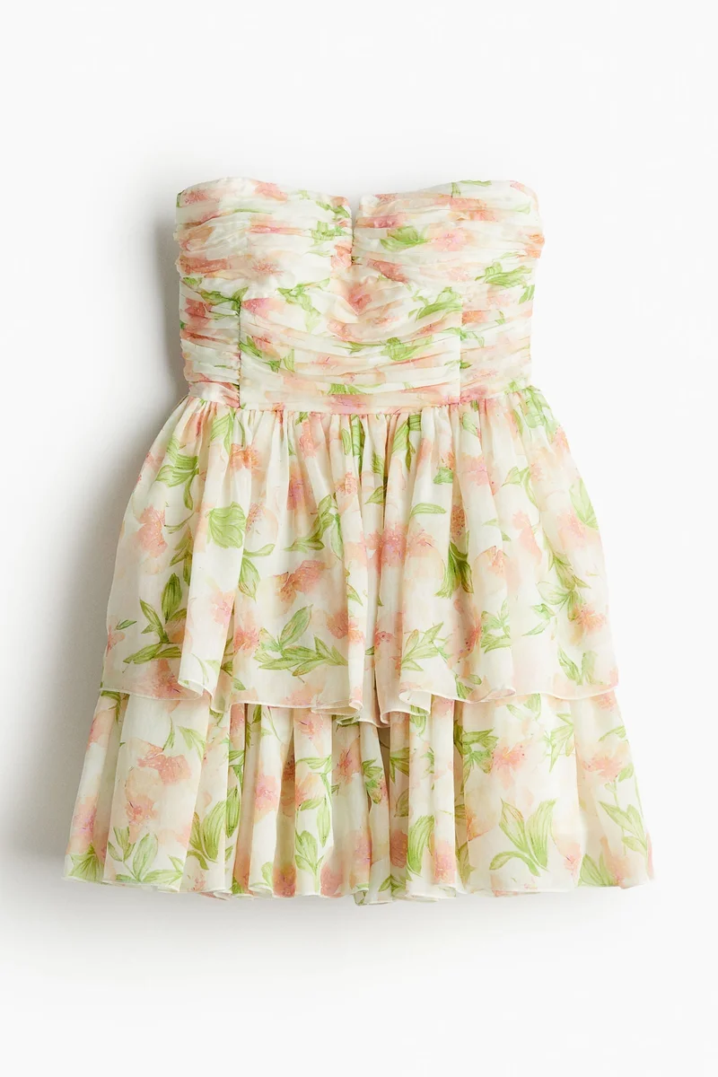 اتش اند ام فستان باندو بتنورة واسعة